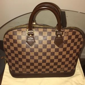 Louis Vuitton Alma Damier Handbag